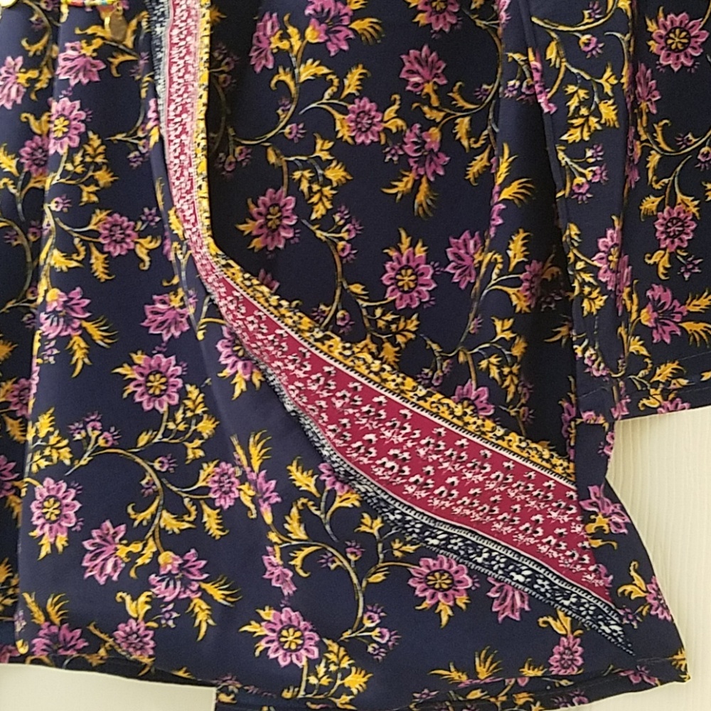 ANTHROPOLOGIE | W5 Concepts Floral Border Top NEW - Picture 5 of 8